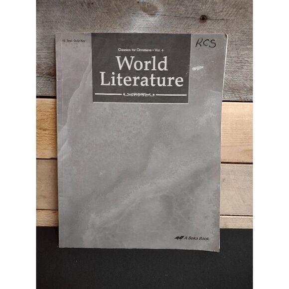 A Beka World Literature Classics for Christians Vol. 4 Test/Quiz Key # 76295006 - Picture 1 of 2